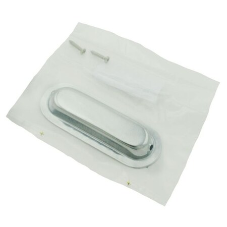 Ives Commercial Solid Brass Oval Flush Pull Bright Chrome Finish 223B26